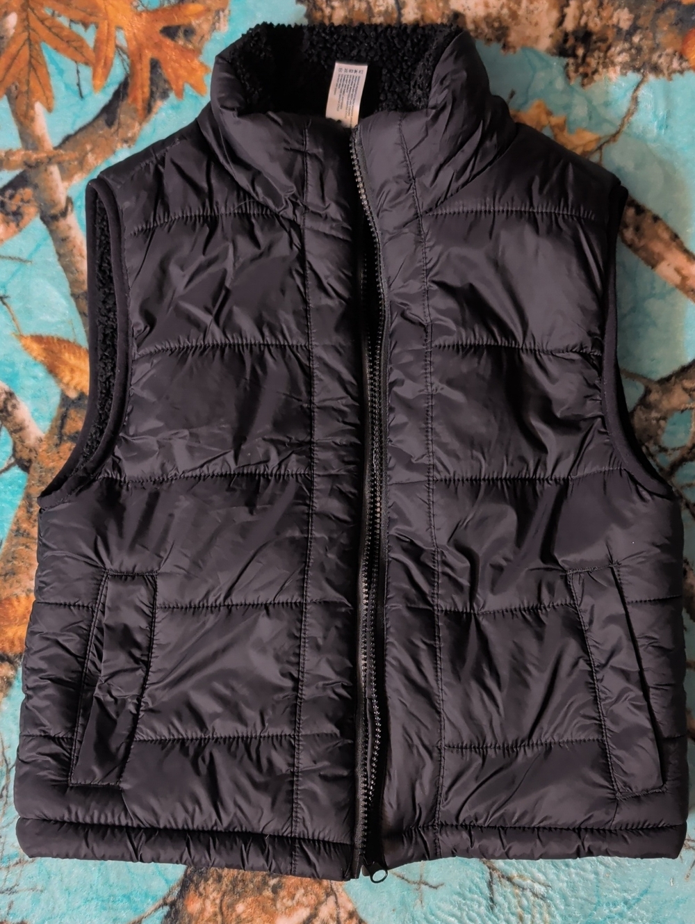 Yogalicious Black Quilted Puffer Vest